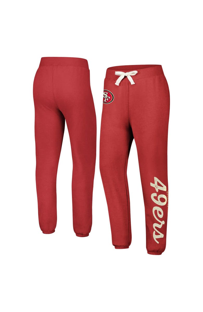 G-III 4HER BY CARL BANKS Women's G-III 4Her by Carl Banks Scarlet San Francisco 49ers Scrimmage Fleece Pants, Main, color, Scarlet