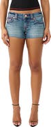True Religion Joey Raw Hem Denim Shorts