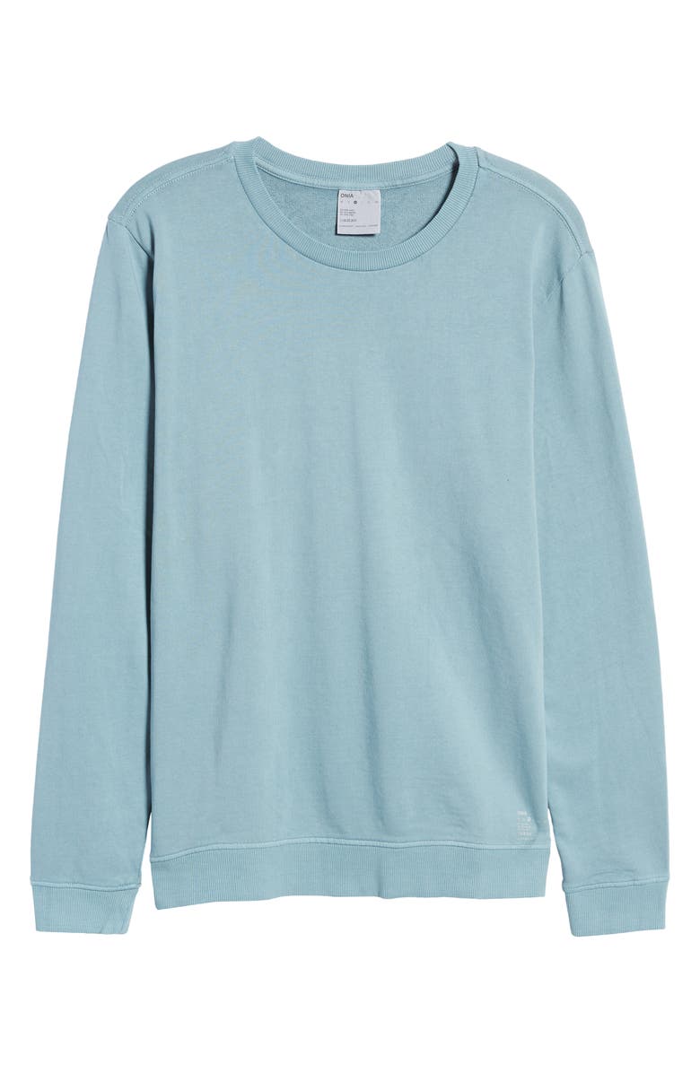 Onia Men's Garment Dye French Terry Sweatshirt, Alternate, color, 