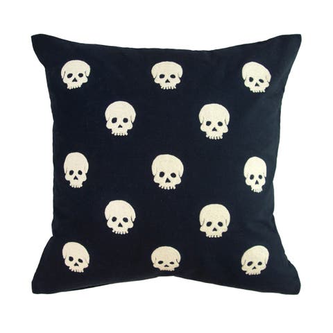 Halloween Skulls Accent Throw Pillow, 18" x 18"