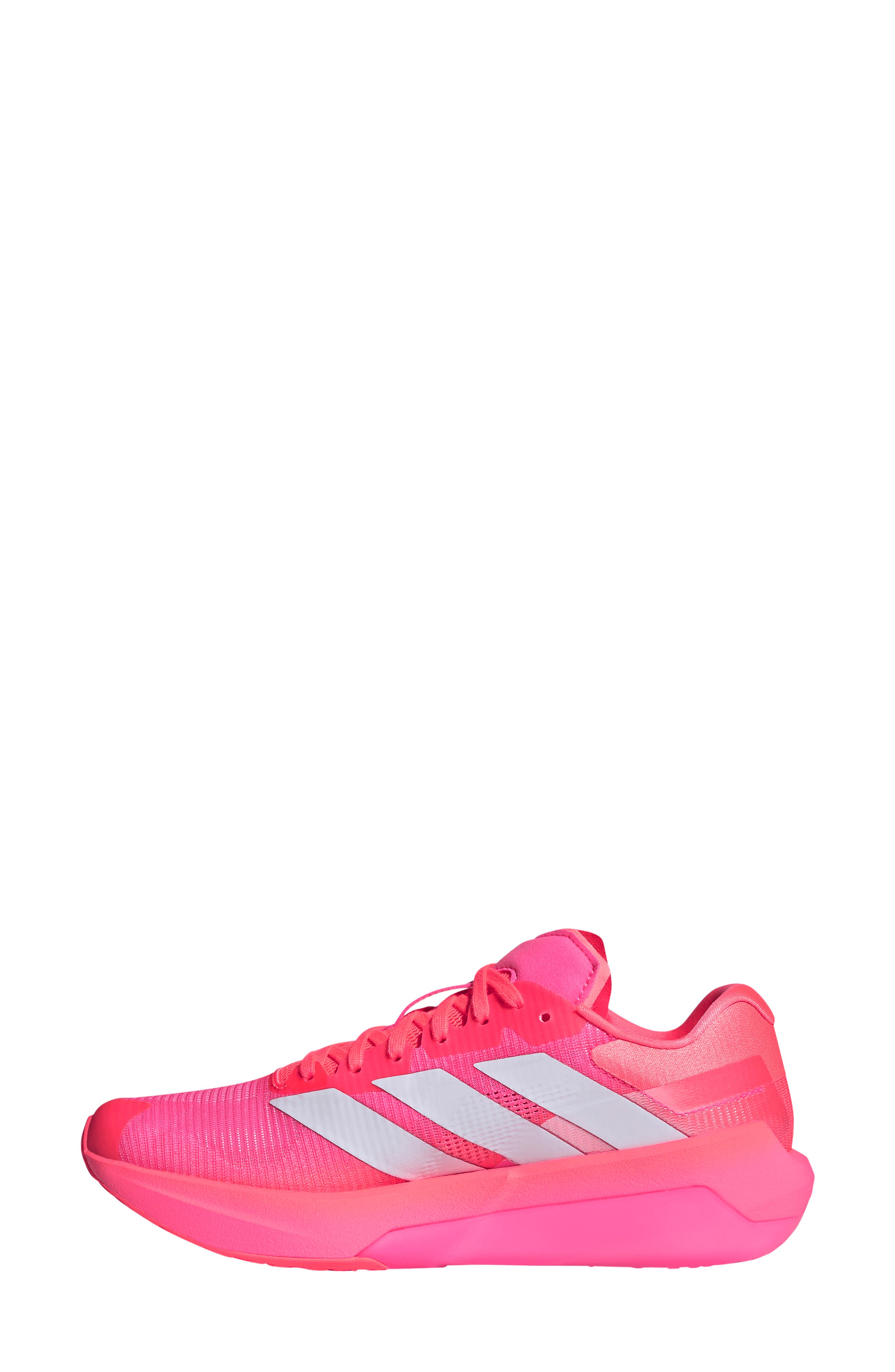 Adizero Dropset Pro Training Shoe, Alternate, color, SOLAR TURBO/ PURPLE/ PINK