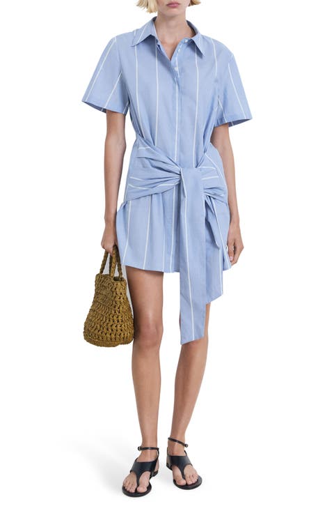 Tie Front Shirtdress