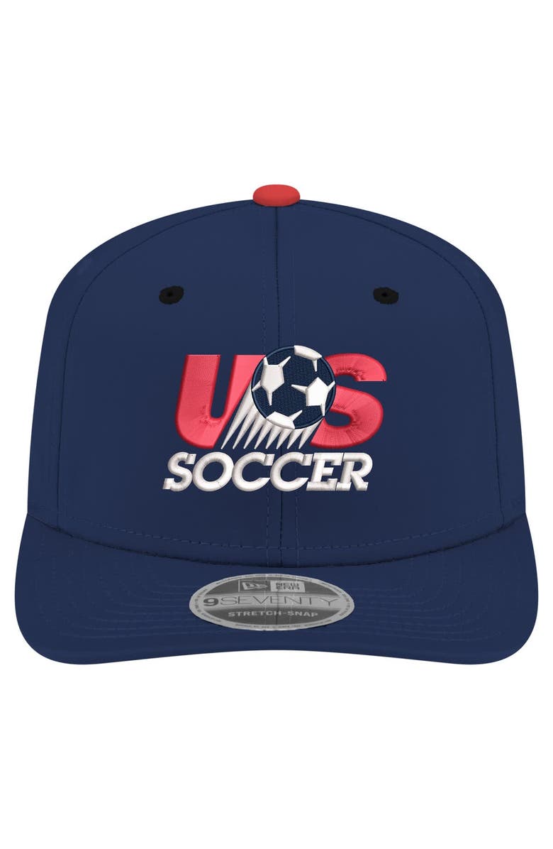 New Era Men's New Era Navy USMNT 1993 Retro 9SEVENTY Snapback Hat, Alternate, color, Navy