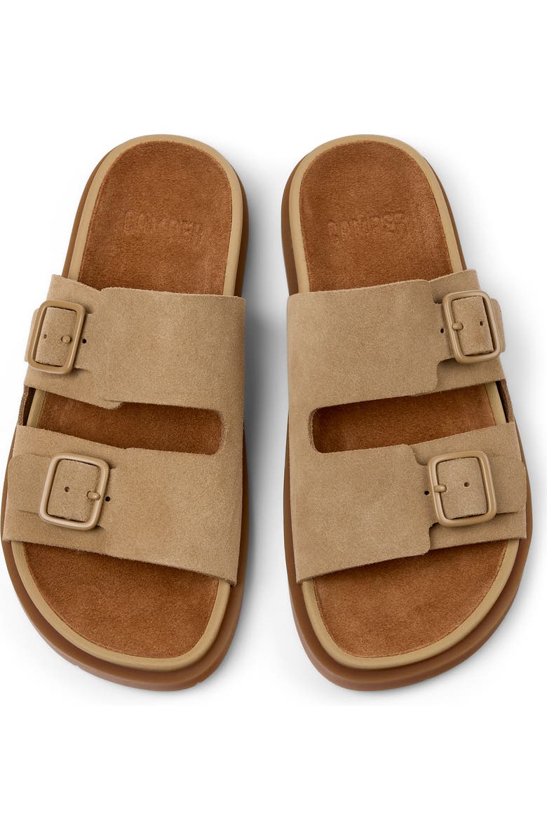 Camper Lluc 2-Strap Sandal, Alternate, color, Medium Brown