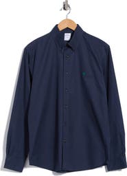 Brooks Brothers Regular Fit Cotton Twill Button Down Shirt