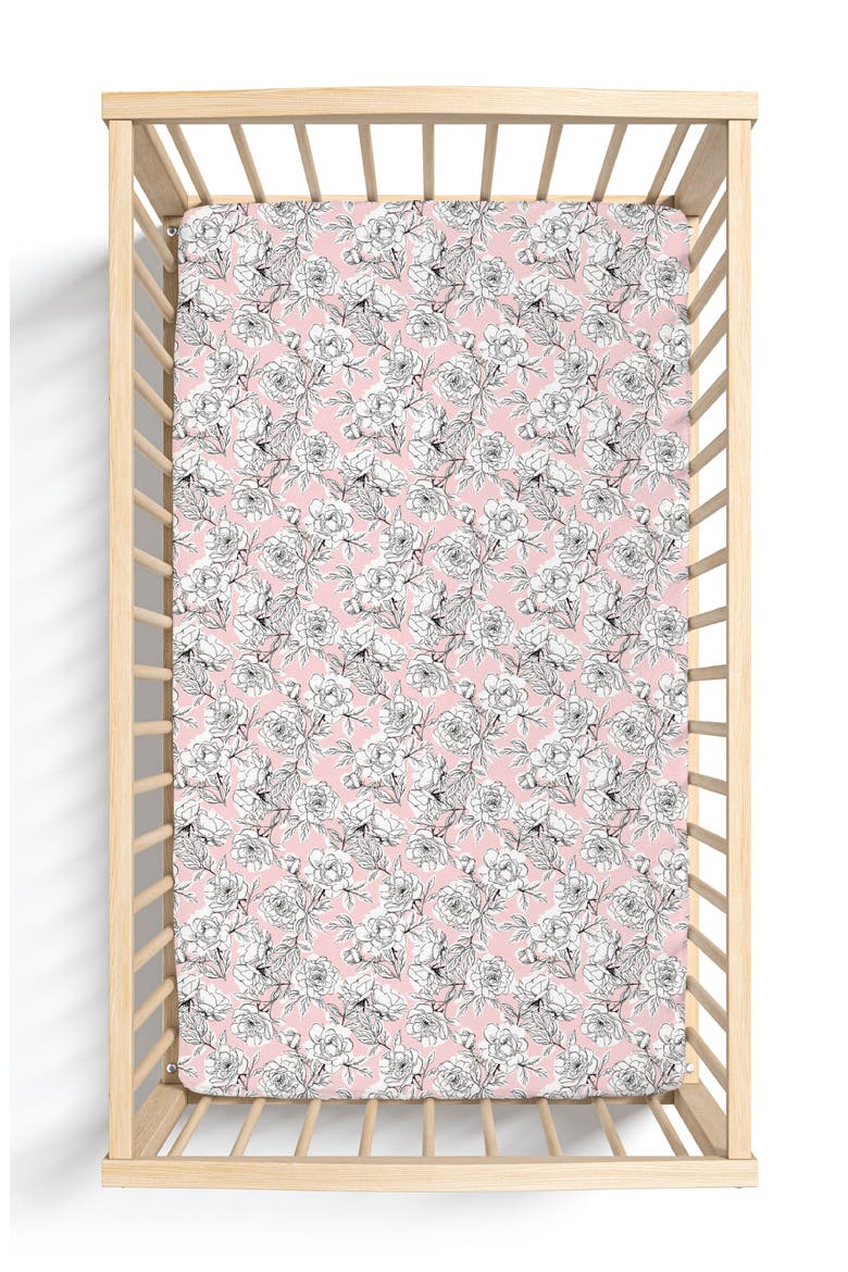 Allie Crib Sheet, Main, color, Floral
