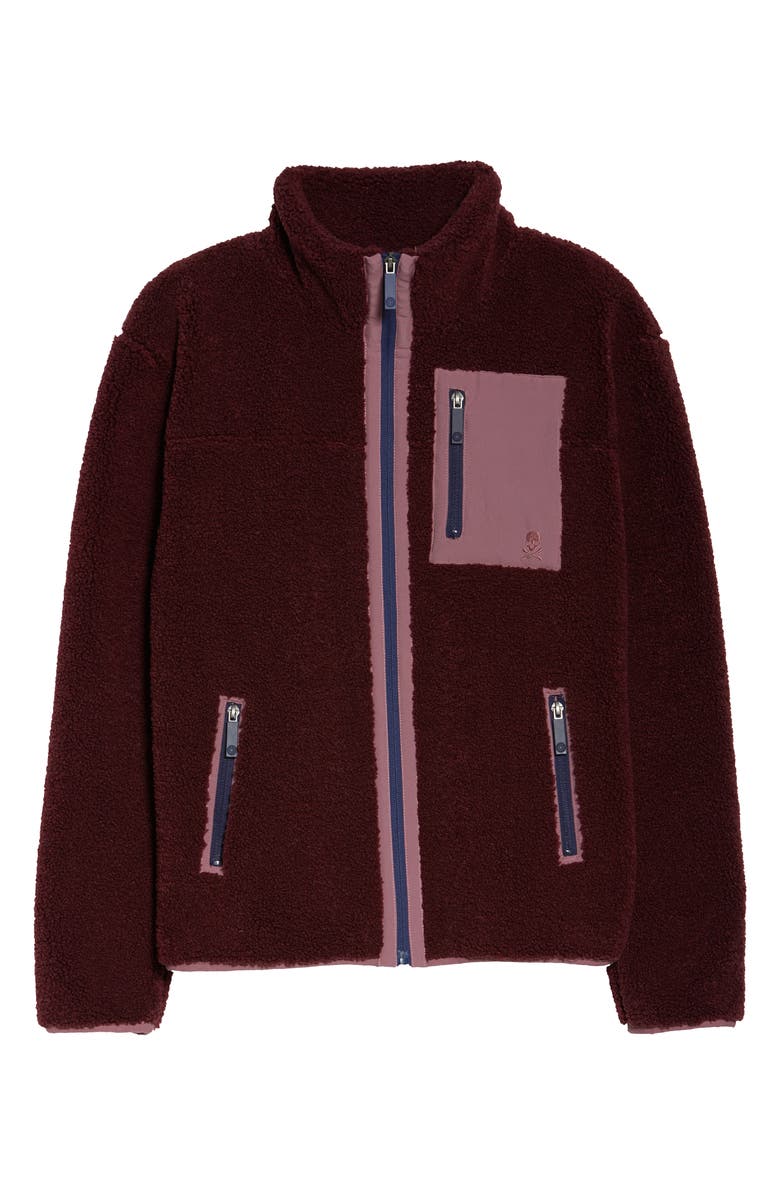 Soul by SoulCycle High Pile Fleece Jacket, Alternate, color, 