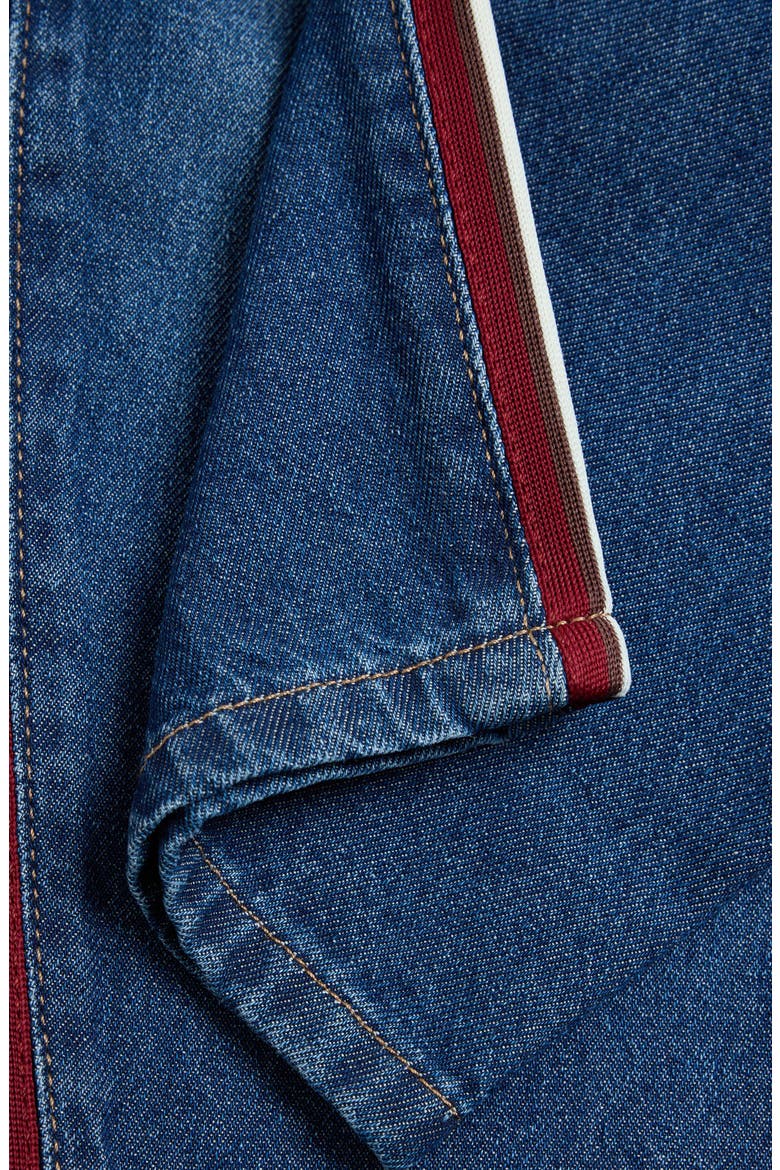 Kids' Side Stripe Jeans, Alternate, color, BLUE