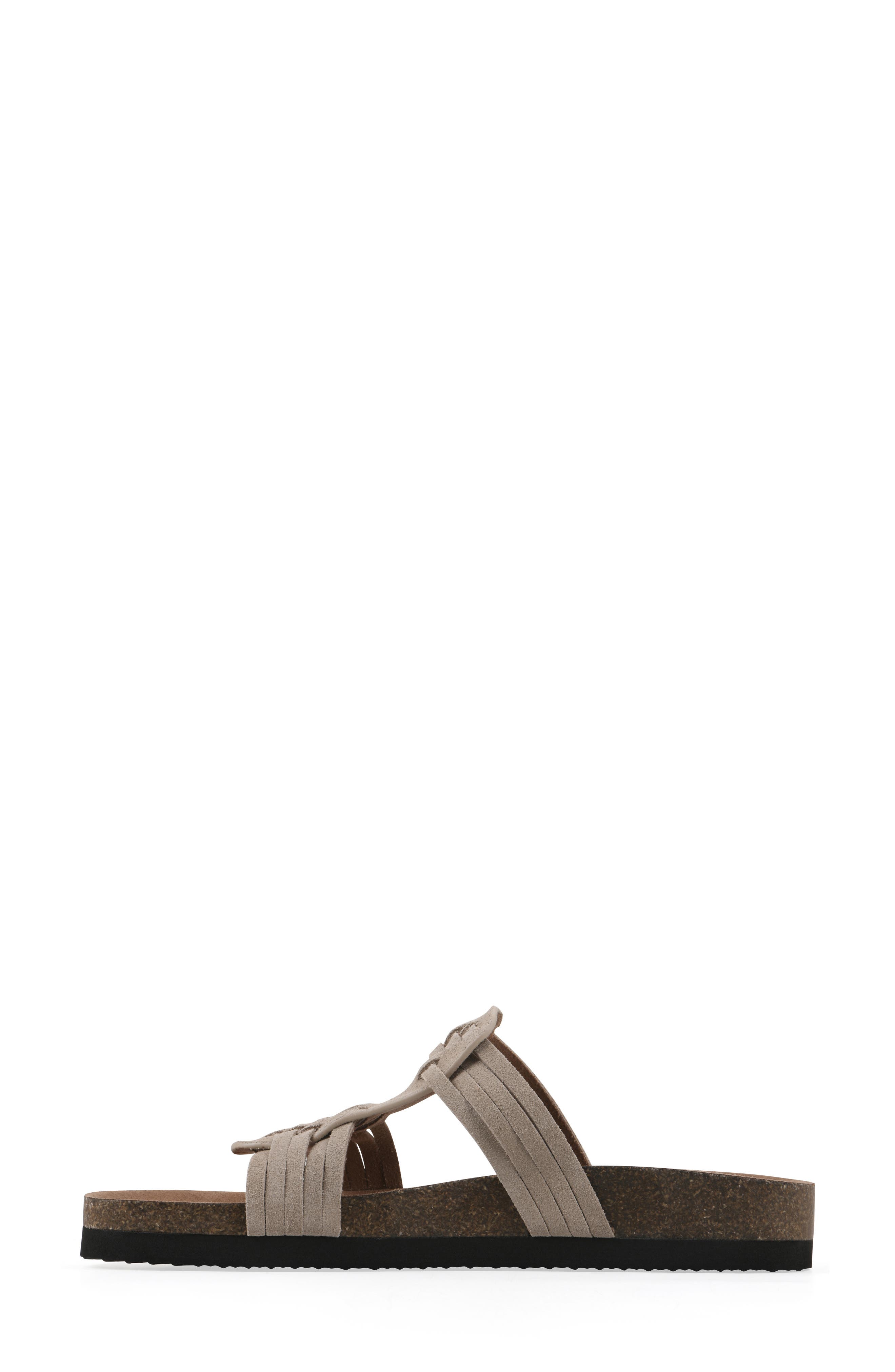 Halicore Slide Sandal, Alternate, color, SANDAL WOOD/ SUEDE