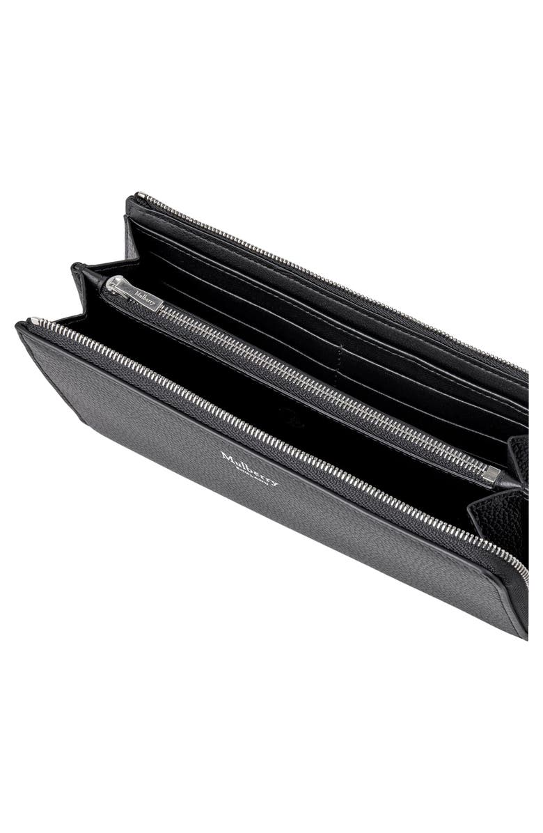 Mulberry Long Zip Around Leather Continental Wallet, Alternate, color, 