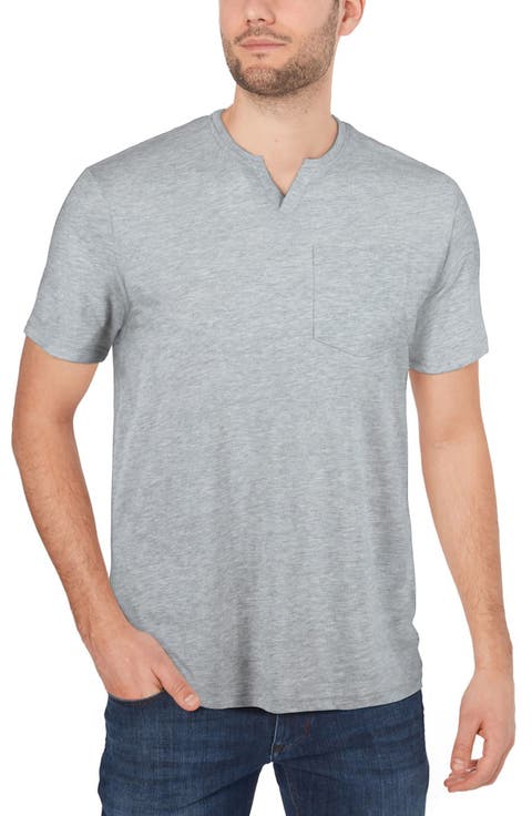 Notch Neck Pocket T-Shirt