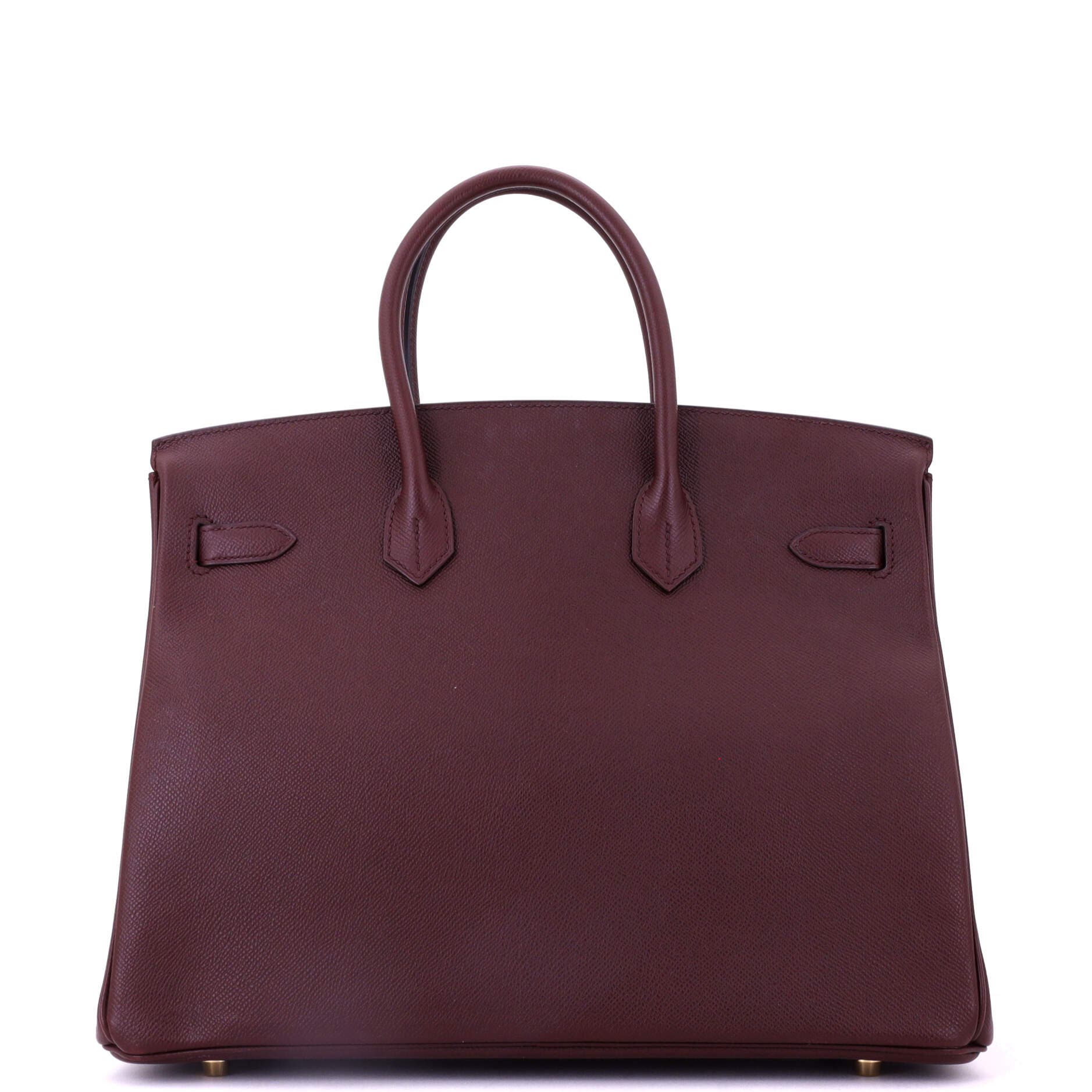 Pre-Owned Hermes Birkin Handbag Red Epsom with Gold Hardware 35, Alternate, color, Bordeaux