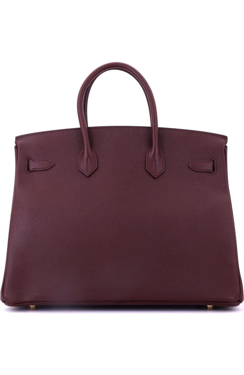 Pre-Owned Hermes Birkin Handbag Red Epsom with Gold Hardware 35, Alternate, color, Bordeaux