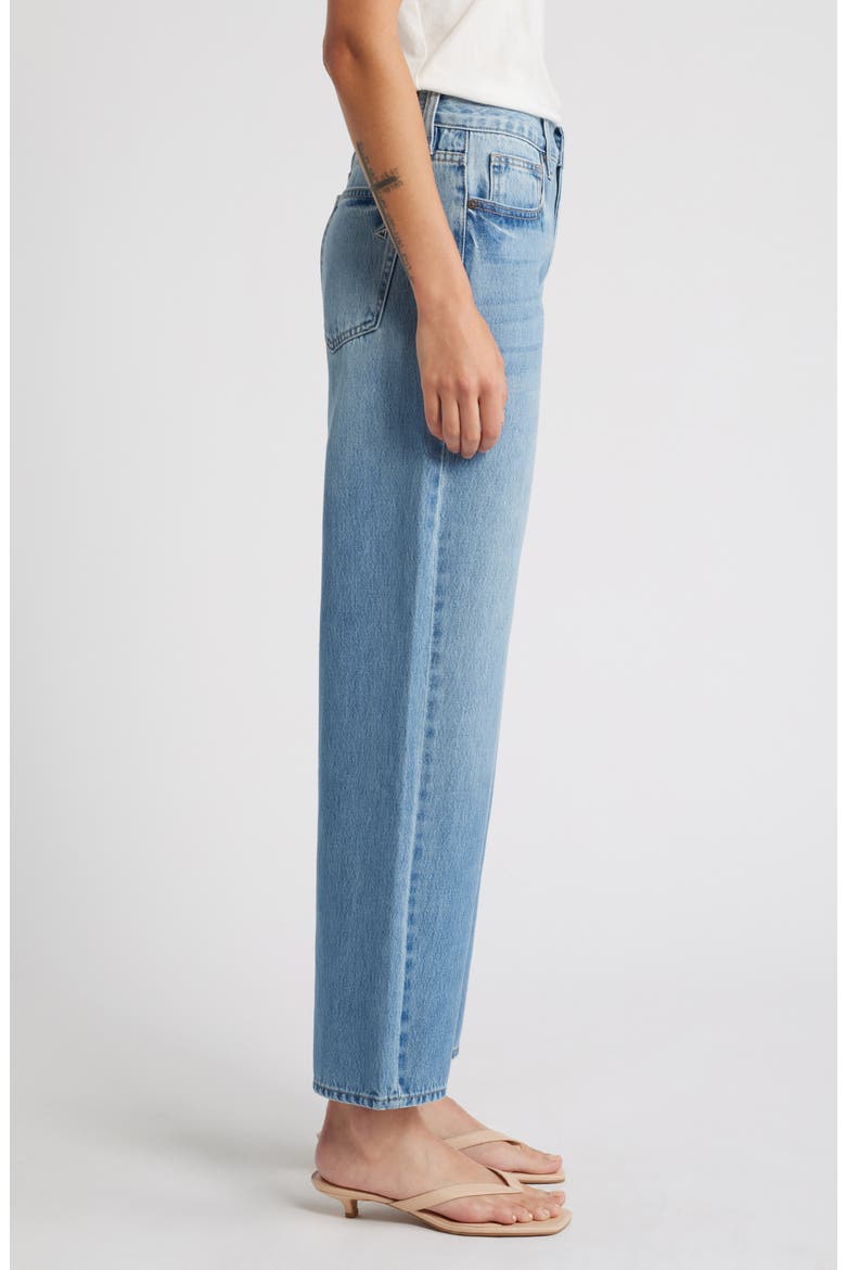 Relaxed Straight Leg Boyfriend Jeans, Alternate, color, MEDIUM WASH
