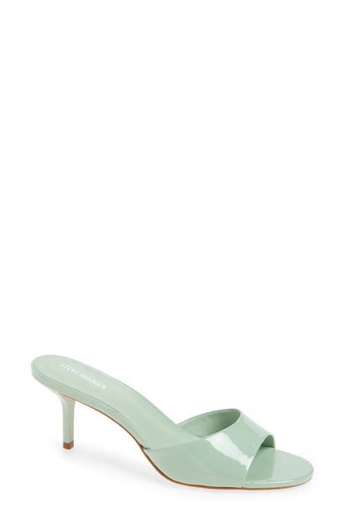 Steve Madden Kendrix Sandal In Light Green Leather