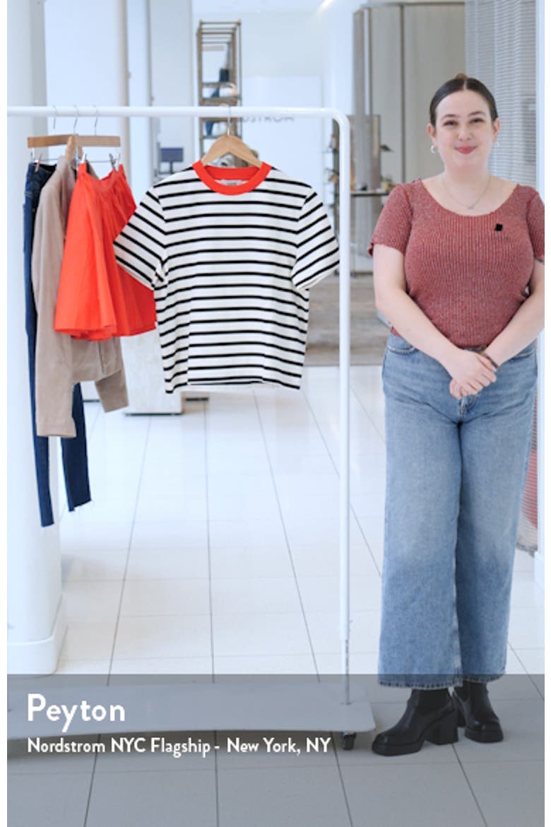 The Clean Cut Stripe Cotton T-Shirt video