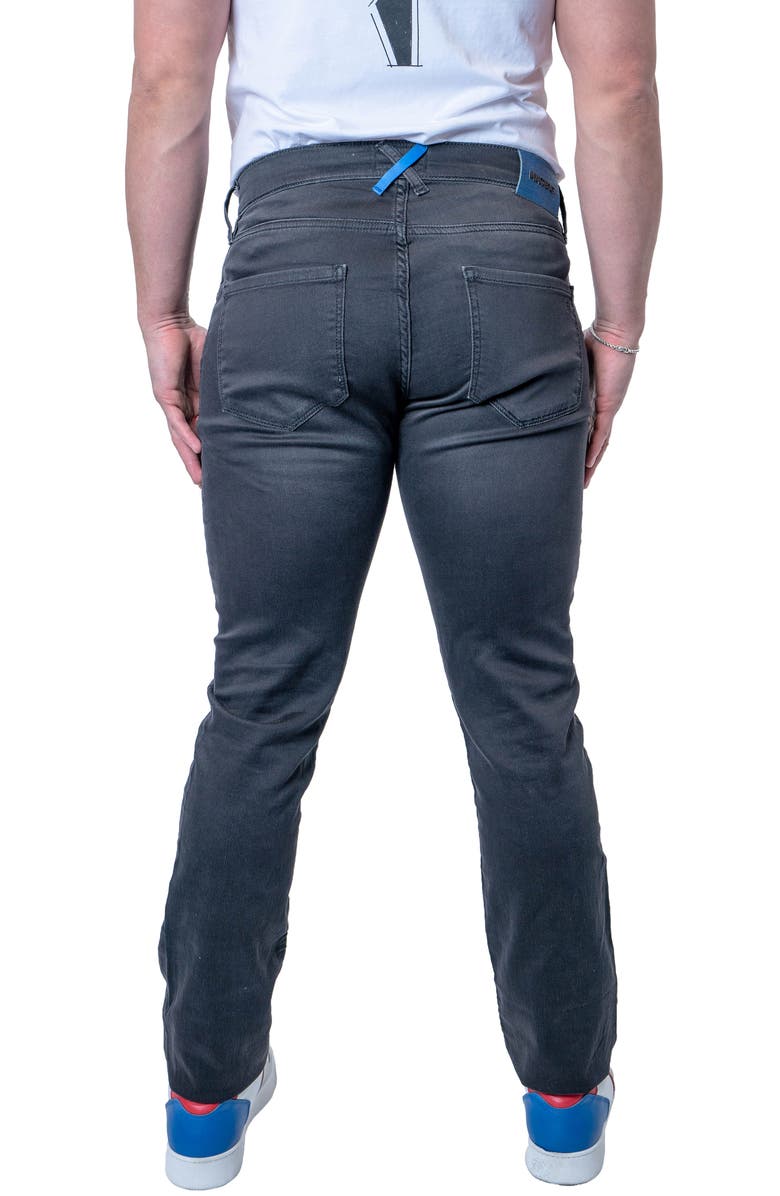 Maceoo Athletic Fit Stretch Jeans, Alternate, color, Grey