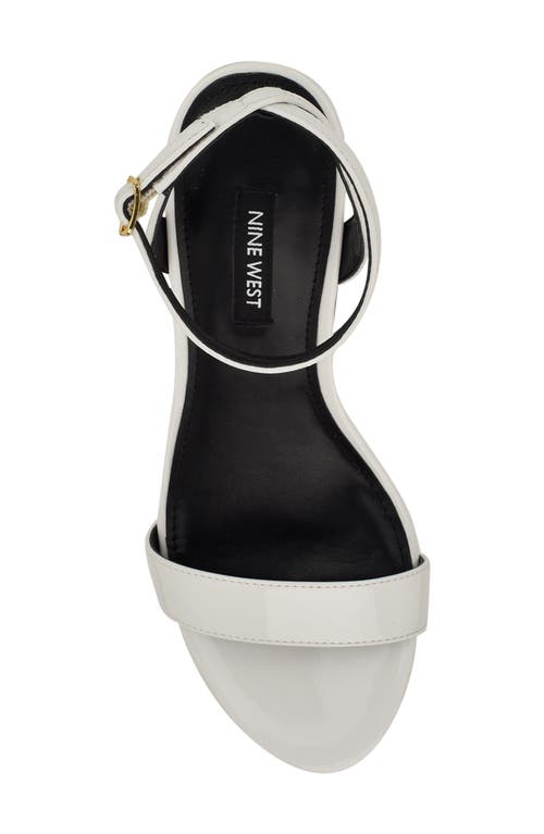 Nine West Anny Sandal In White 143