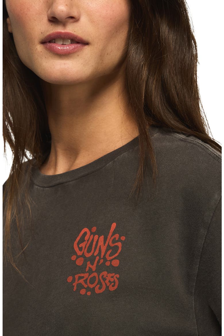 Guns N Roses Graphic Cotton T-Shirt, Alternate, color, RAVEN