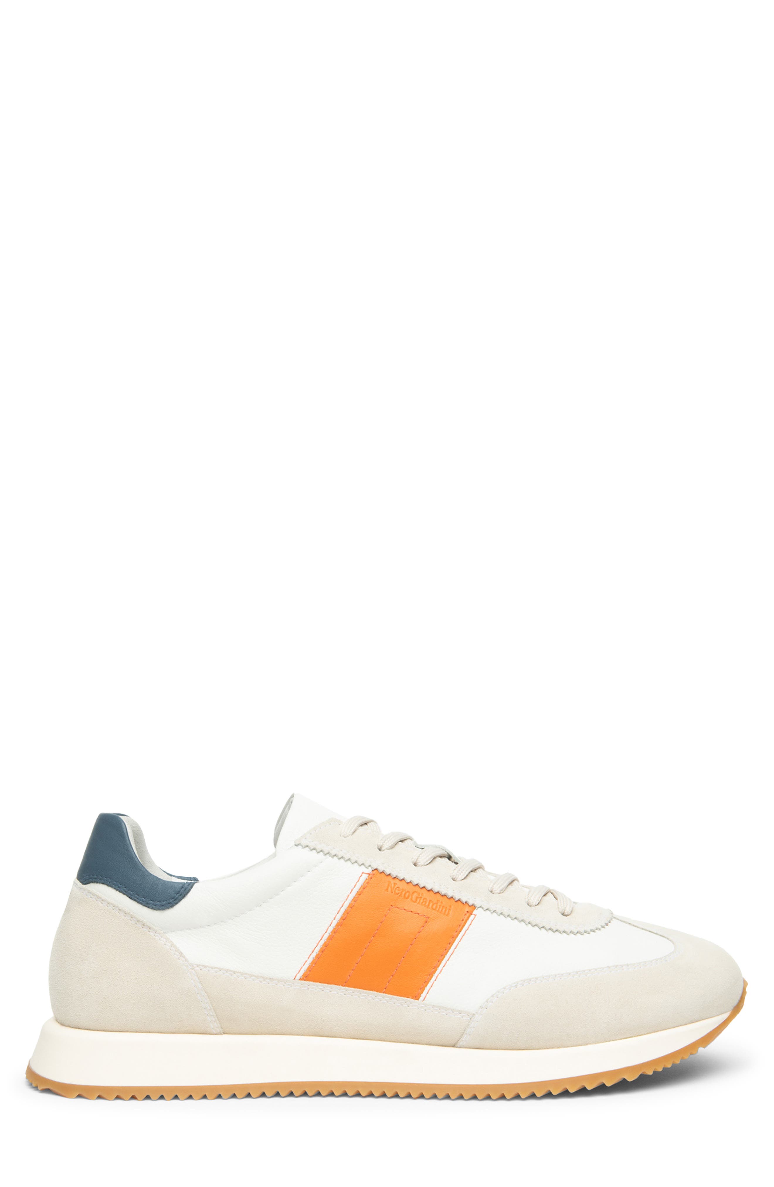 NeroGiardini Retro Low Top Sneaker, Alternate, color, Orange Multi