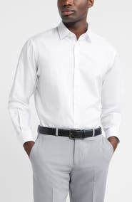 Nordstrom Traditional Fit Cotton Oxford Non-Iron Dress Shirt