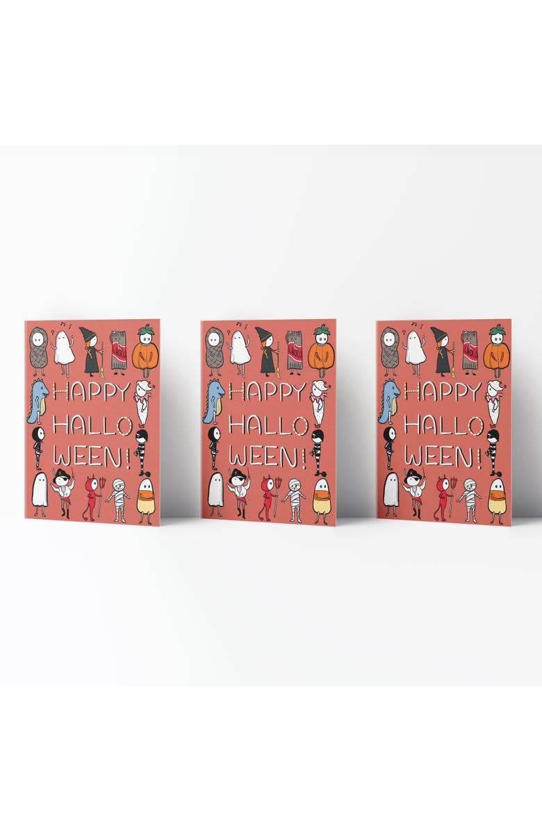 Ramus & Co Fall/Halloween Greeting Card Pack Sets (3 ct) Halloween Parade, Main, color, Multi-Pack