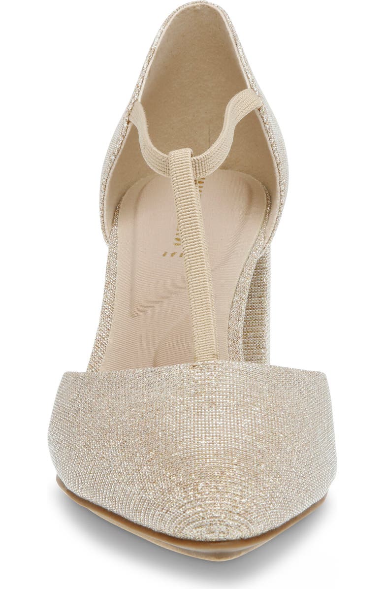 Anne Klein Barclay Pointed Toe Pump, Alternate, color, Platinum