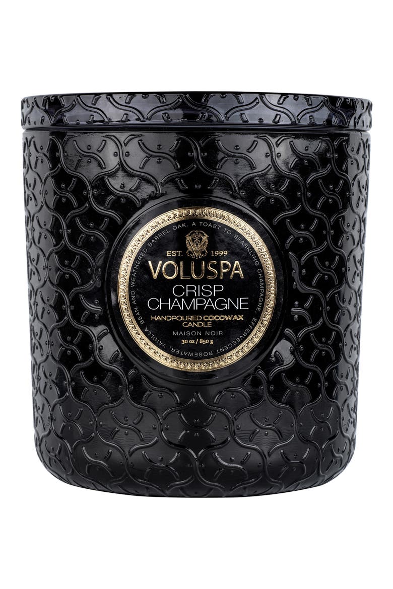Crisp Champagne Luxe Candle, Alternate, color, CRISP CHAMPAGNE