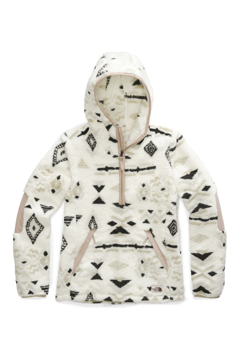 Campshire High Pile Fleece Pullover Hoodie, Alternate, color, VINTAGE WHITE CALI GEO PRINT