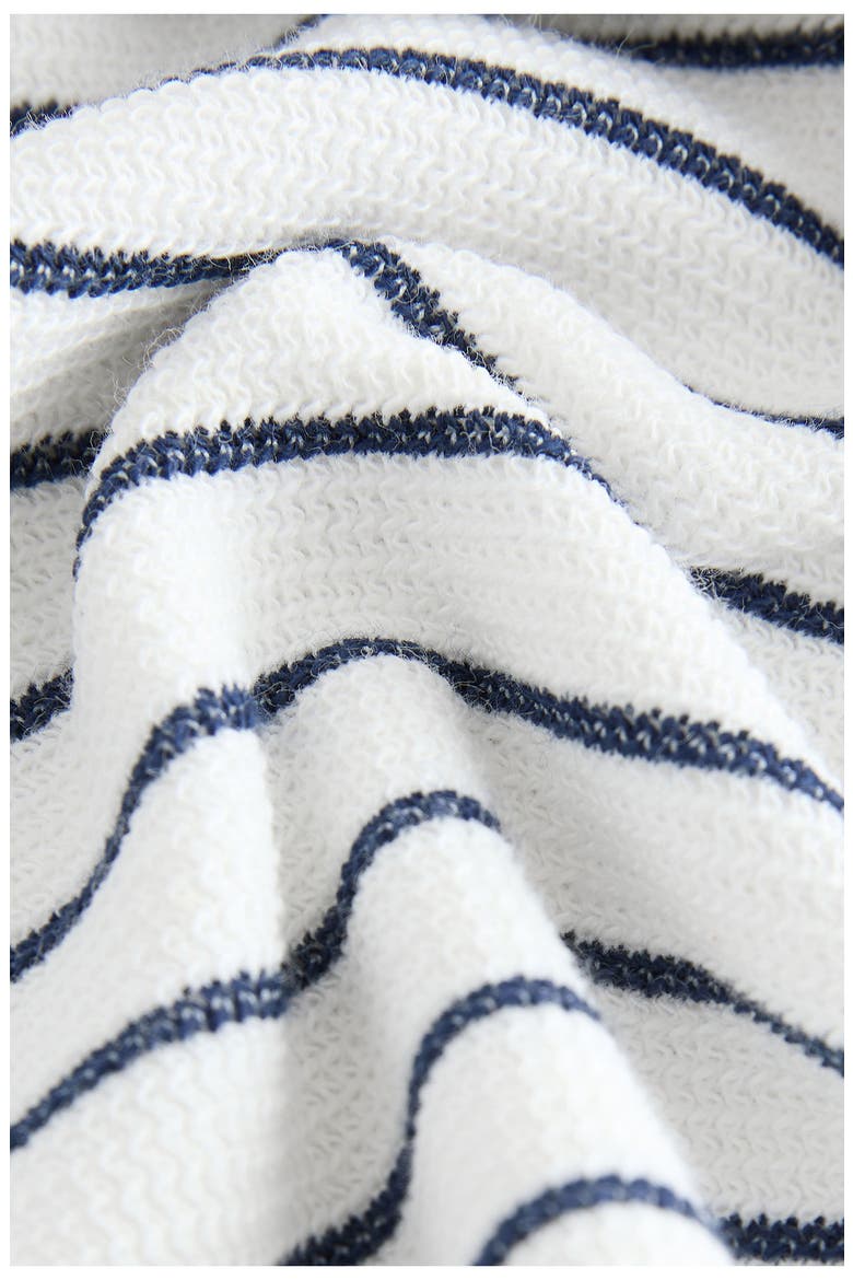 Kids' Stripe Polo & Shorts Set, Alternate, color, WHITE
