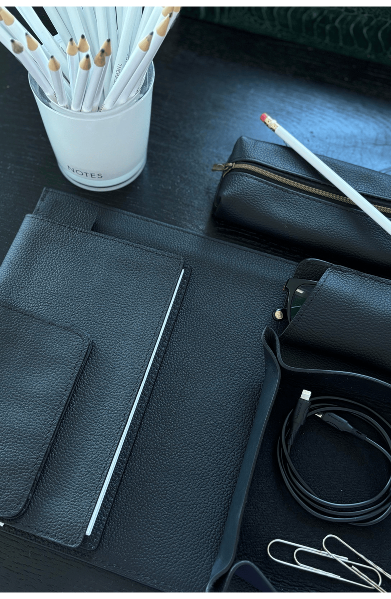 Deux Mains Modern Valet Tray, Alternate, color, Black