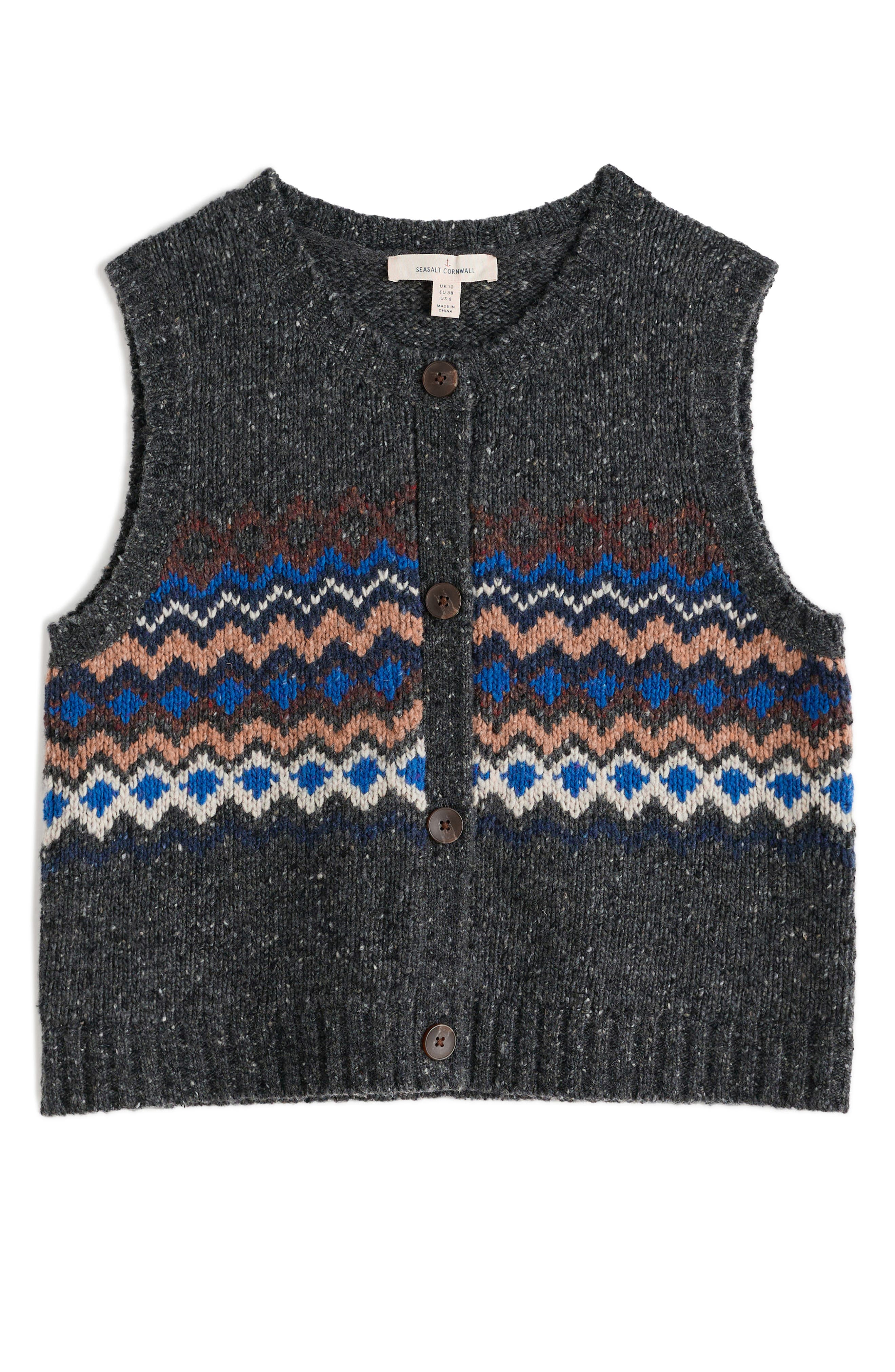 selected KNIT SONATA COAL JETTY MIX