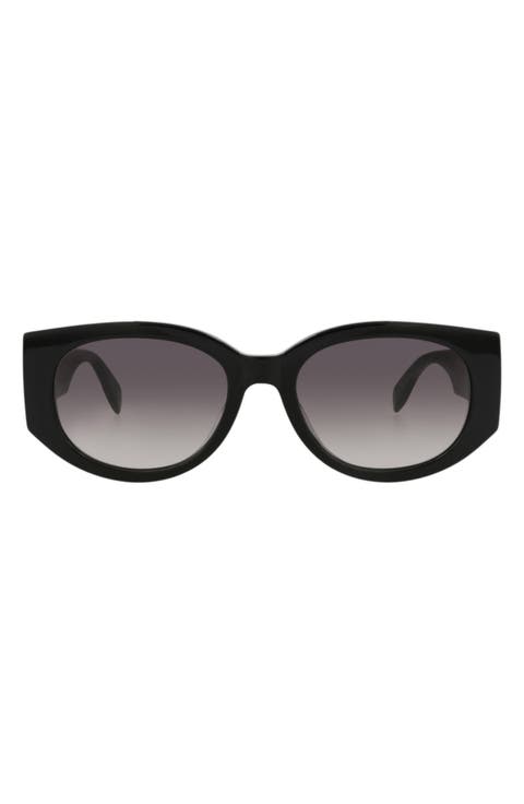 54mm Oval Sunglasses