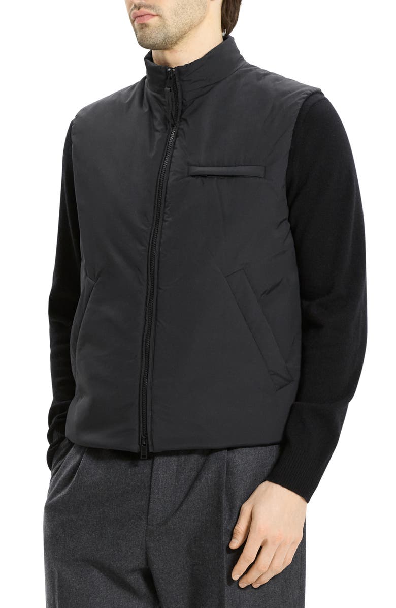 Theory Layering Motion Vest, Alternate, color, Black - 001