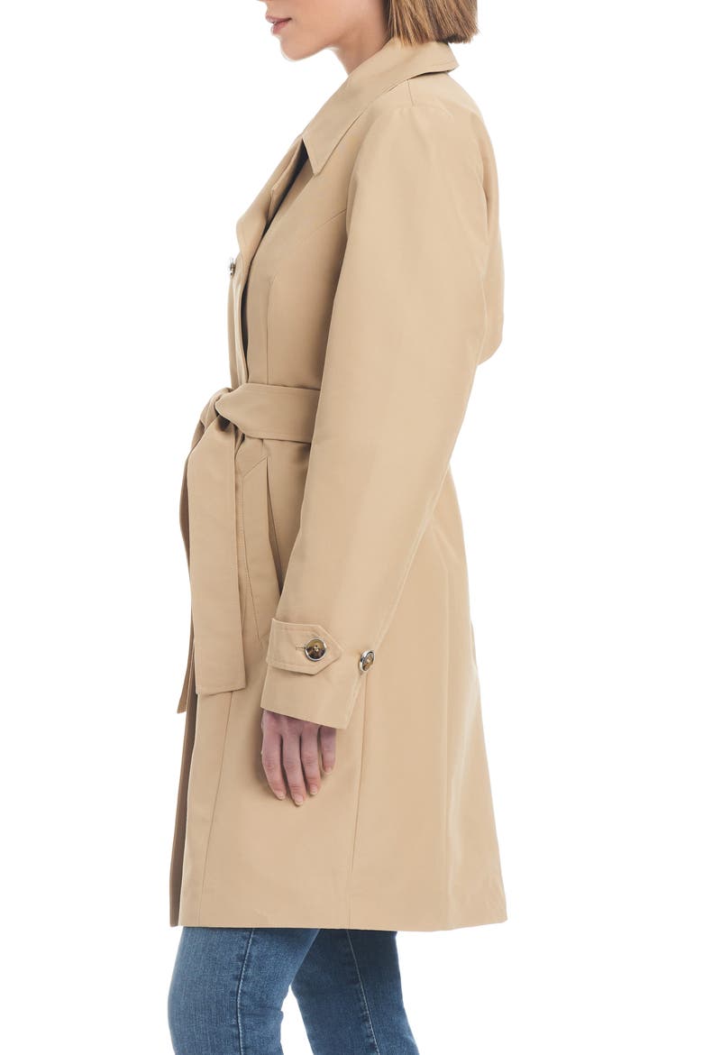 Double Breasted Trench Coat, Alternate, color, TRUE KHAKI