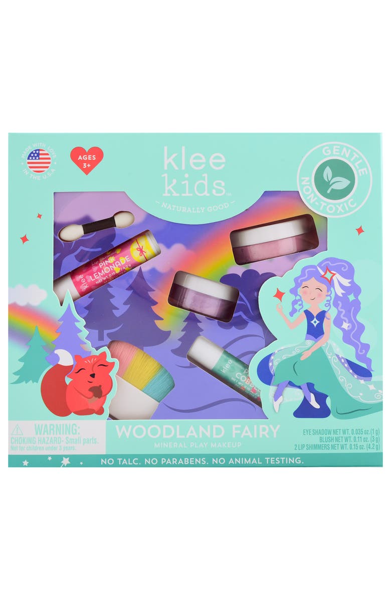 Klee Naturals Woodland Fairy - Kids' Loose Powder Mineral Play Makeup Kit, Alternate, color, Multi