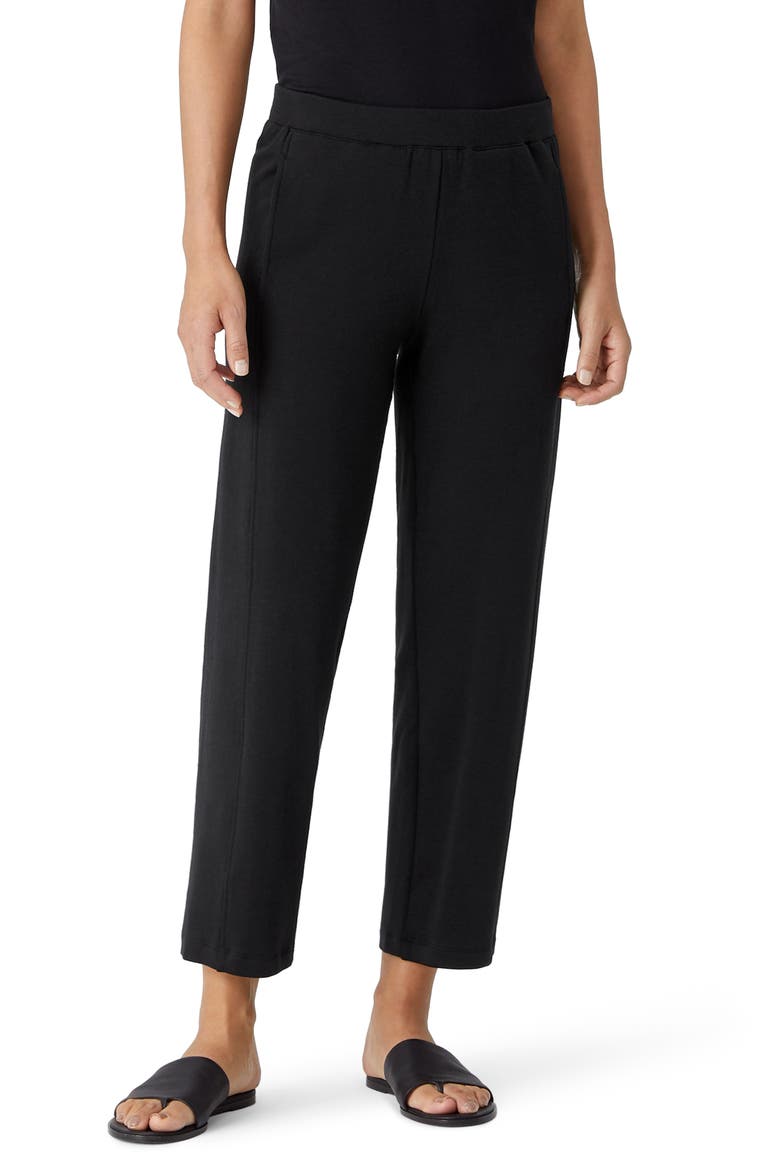 Lantern Ankle Pants, Main, color, BLACK