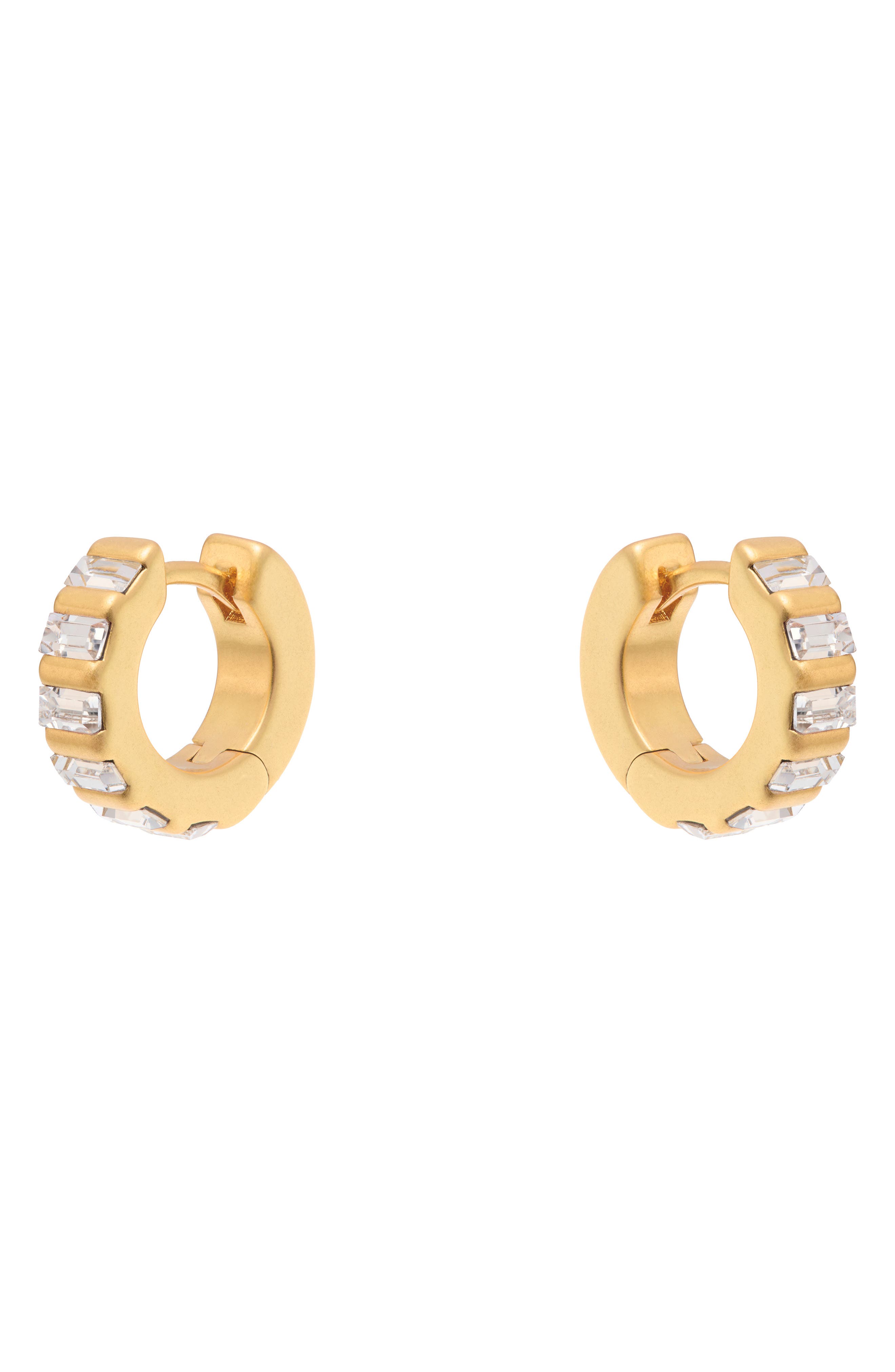 selected GOLD TONE / CLEAR CRYSTAL