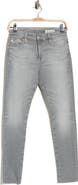 AG Farrah High Waist Raw Hem Ankle Skinny Jeans