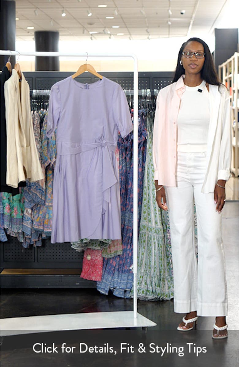 Muslin Faux Wrap Dress, sales video thumbnail