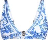L'AGENCE Lexie Baroque Bikini Top