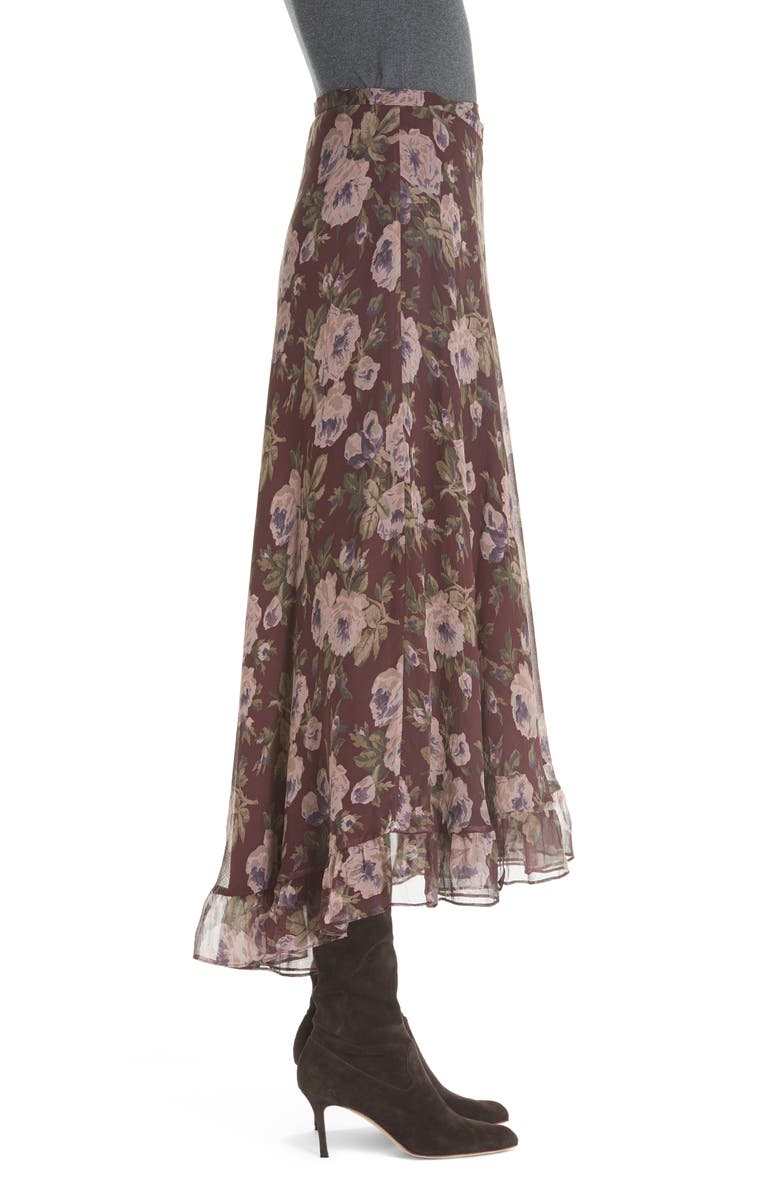 Polo Ralph Lauren Alina Midi Silk Wrap Skirt, Alternate, color,