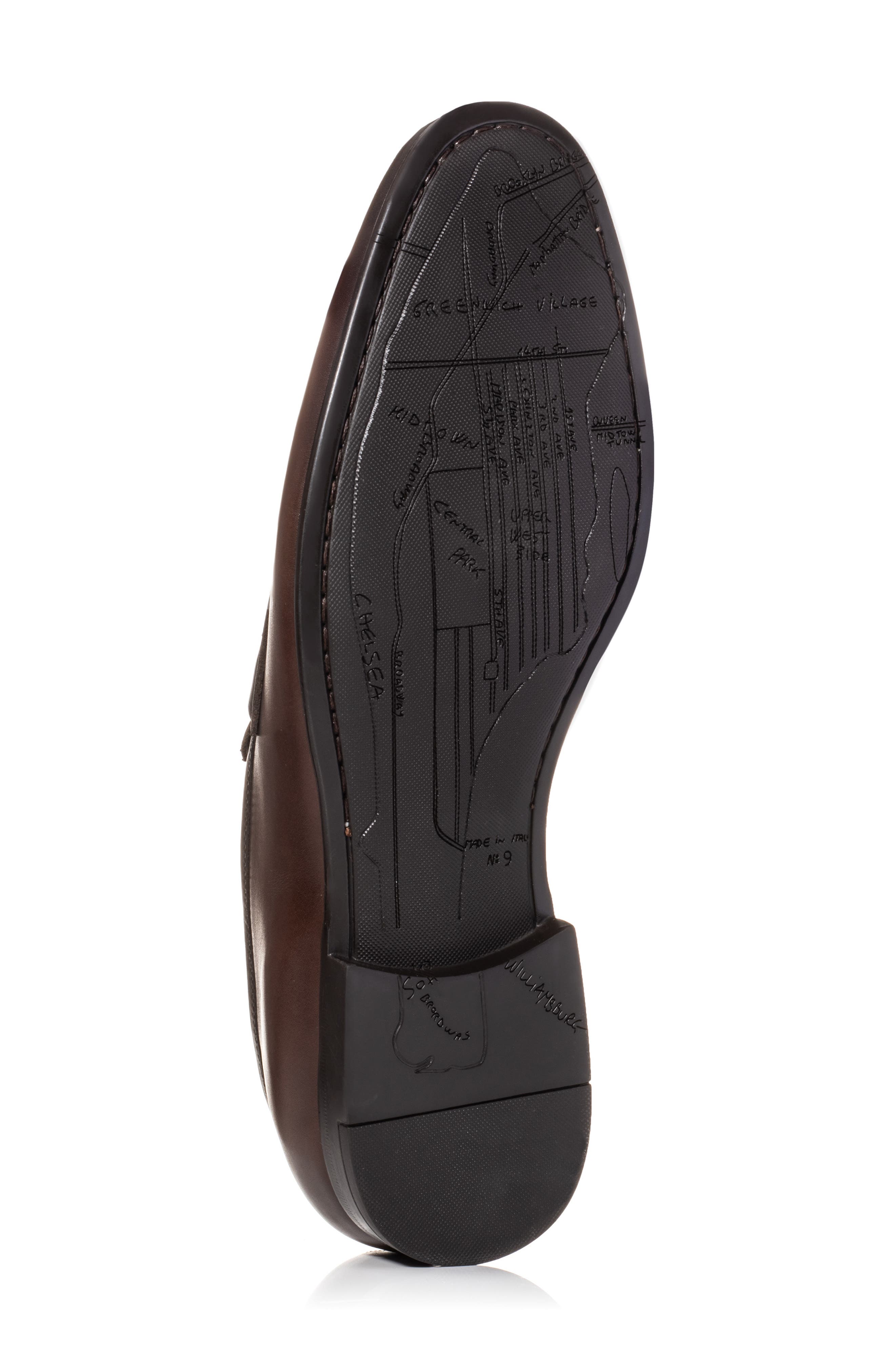 TO BOOT NEW YORK Alek Penny Loafer, Alternate, color, Burnished Brown