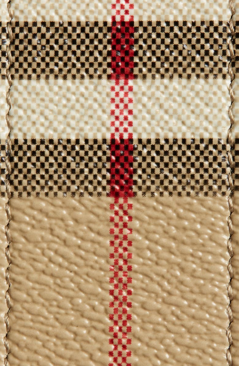 Burberry TB Check Reversible Belt, Alternate, color, Archive Beige/ Silver