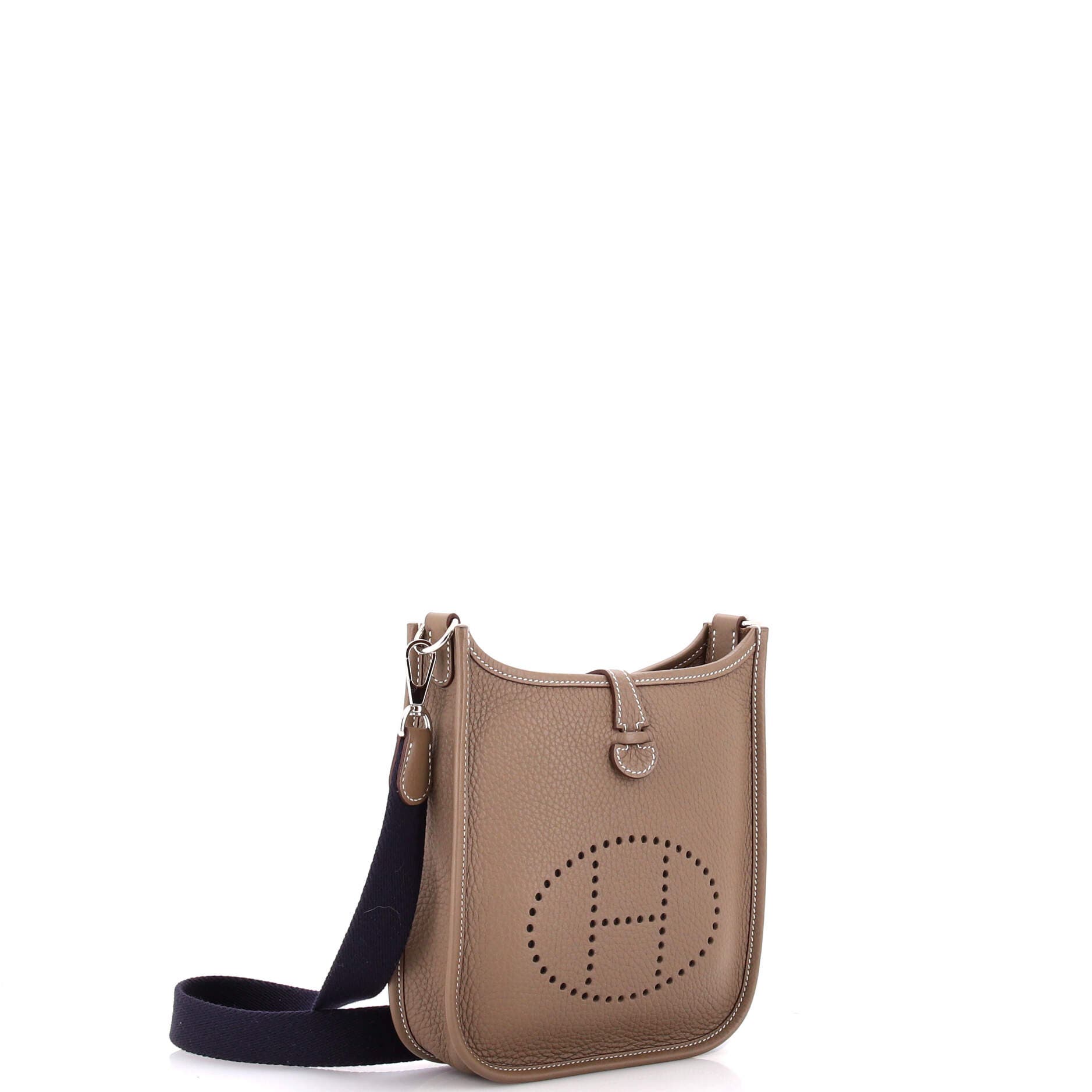 Pre-Owned Hermes Evelyne Bag Gen III Clemence TPM, Alternate, color, Etoupe