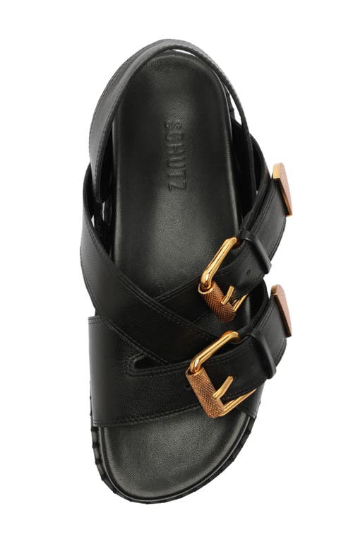 Schutz Patsy Strappy Sandal In Black