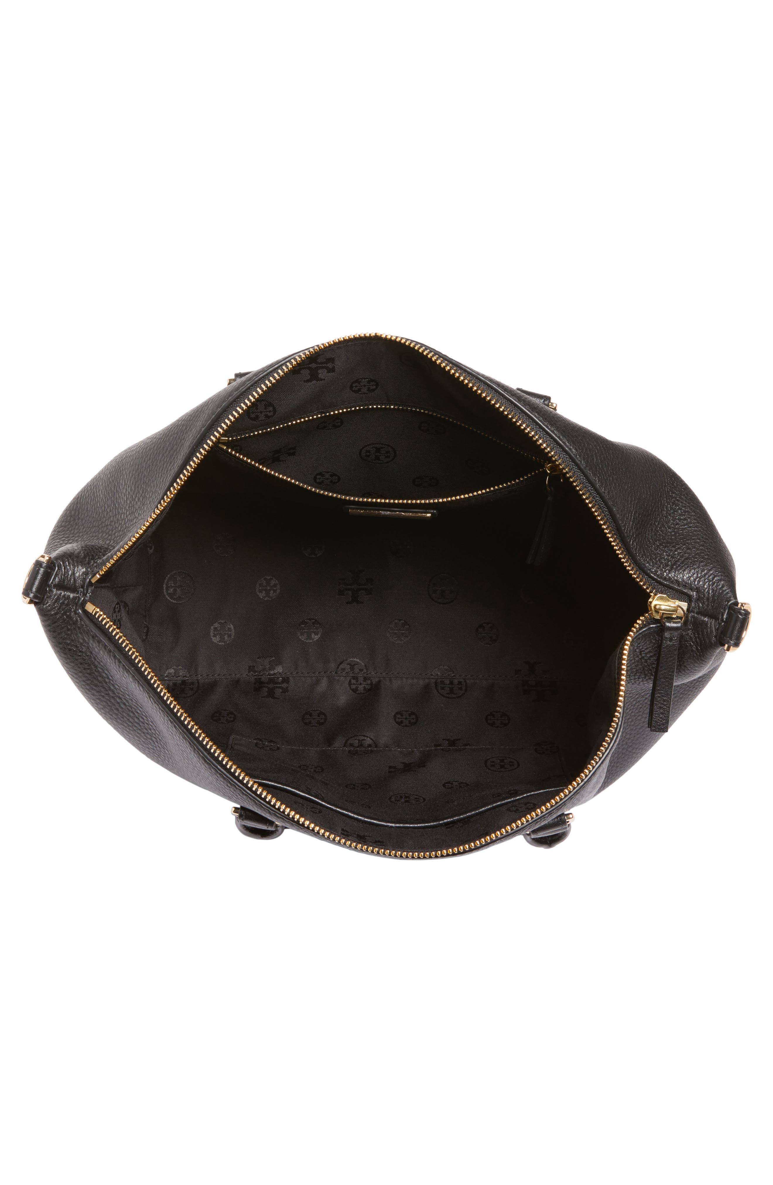 Frida Leather Satchel (Nordstrom Exclusive), Alternate, color, BLACK