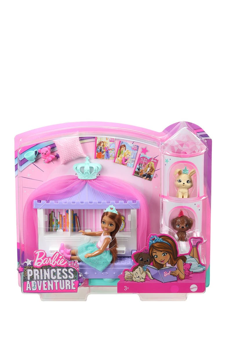 Mattel Barbie<sup>®</sup> Princess Adventure<sup>™</sup> Chelsea<sup>™</sup> Princess Storytime Playset, with Chelsea<sup>™</sup> Doll,, Alternate, color, 