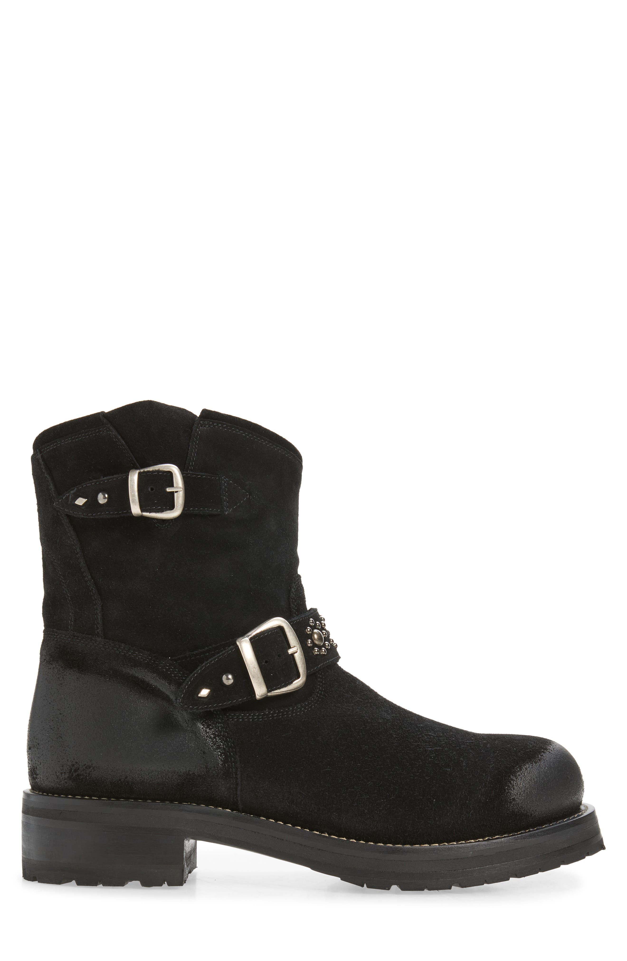 8-Inch Rider Boot, Alternate, color, BLACK SUEDE