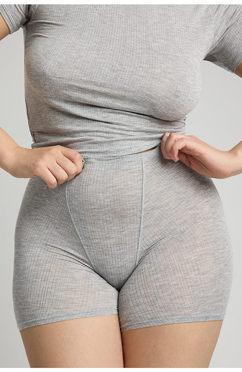 Negative Underwear Whipped Boxer, Alternate, color, Heather Grey